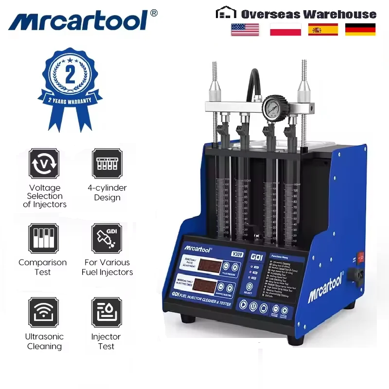 Fuel Injector Tester - MR CARTOOL GDI Brandstofinjectorreiniger en tester