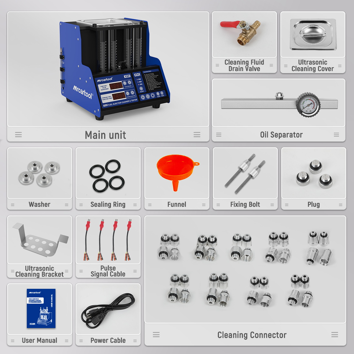 MR CARTOOL GDI Brandstofinject - Fuel Injector Tester recensie en prijs