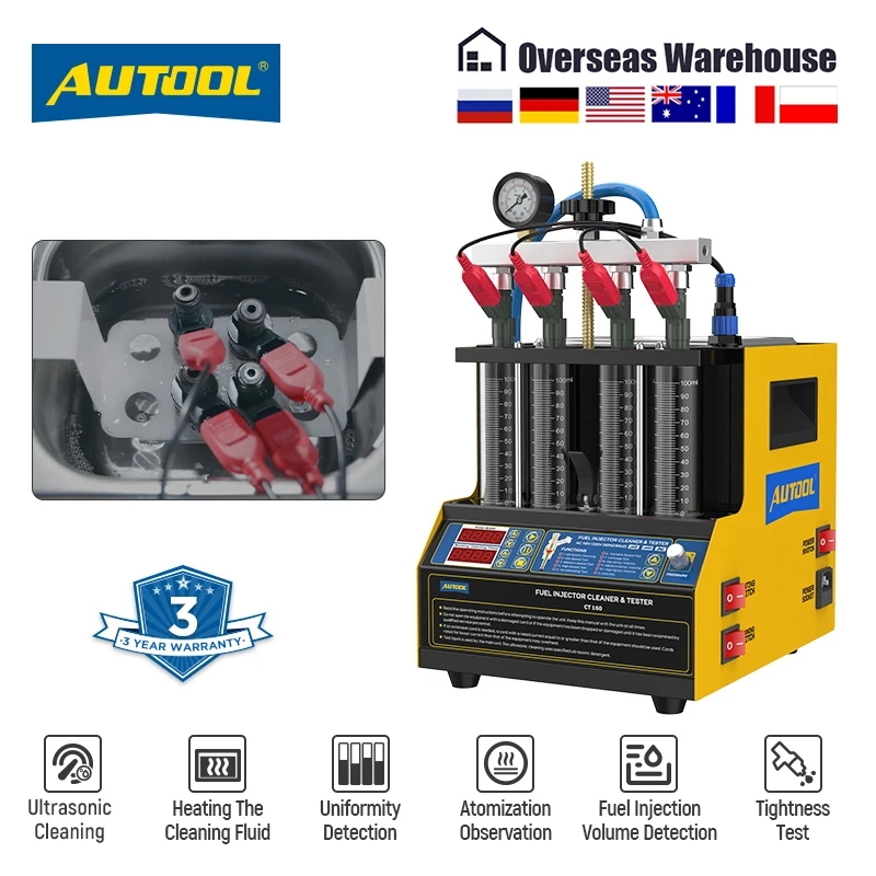    AUTOOL 4 Cilinder Auto Bra - Fuel Injector Tester recensie en prijs