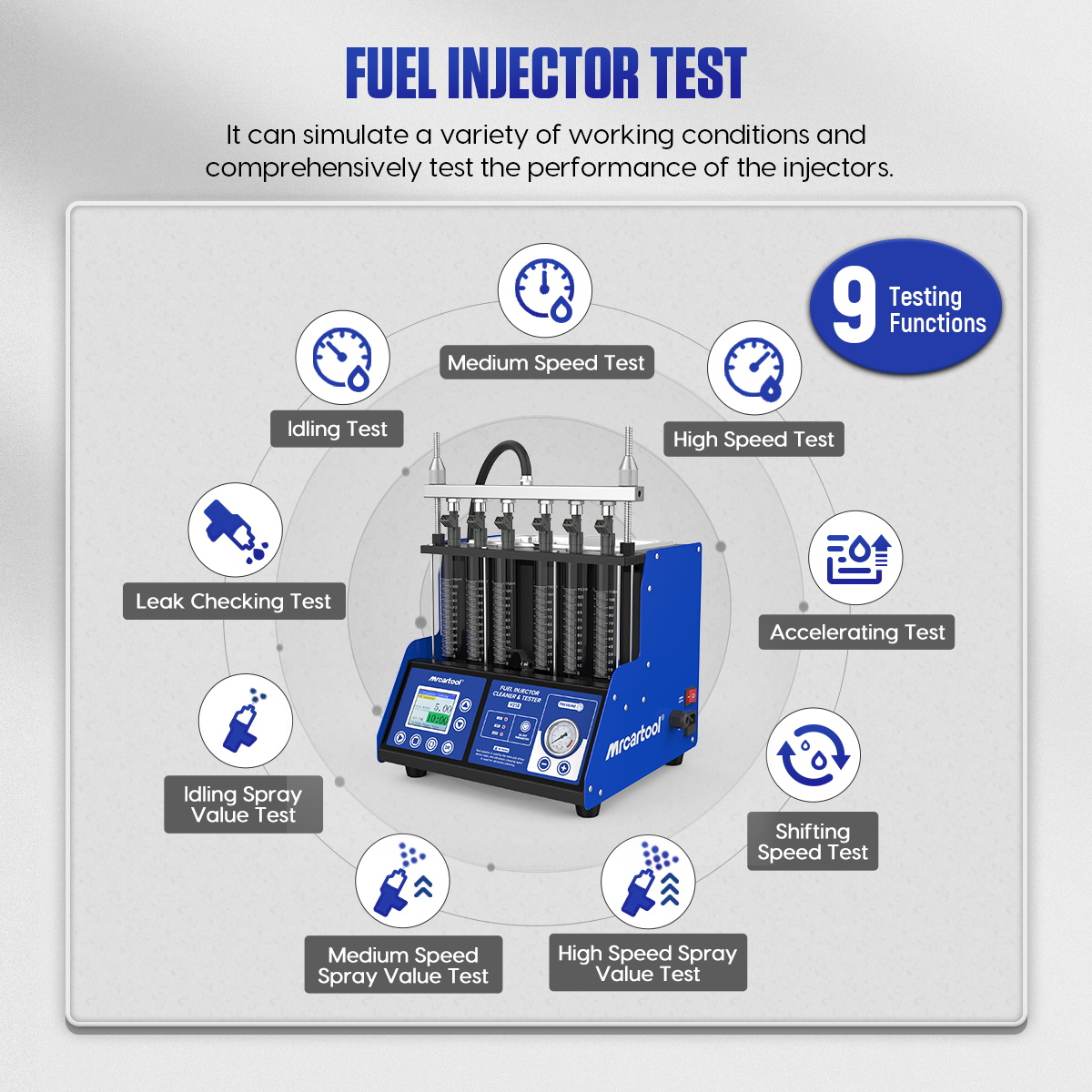 MR CARTOOL V310 Brandstofinjec - Fuel Injector Tester recensie en prijs