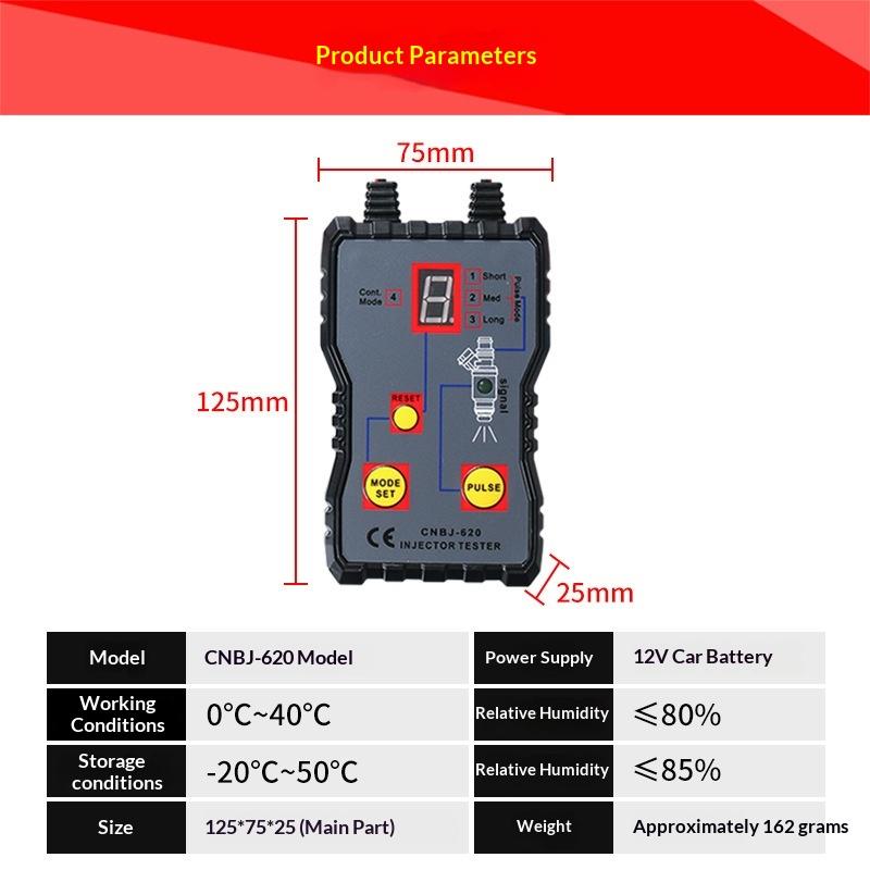 Draagbare brandstofinjector-te - Fuel Injector Tester recensie en prijs